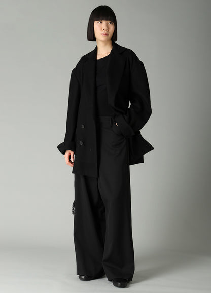 MELTON TOGGLE B DETAIL JACKET