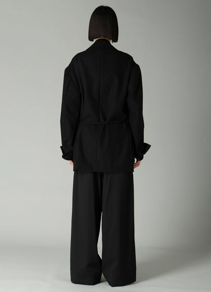 MELTON TOGGLE B DETAIL JACKET