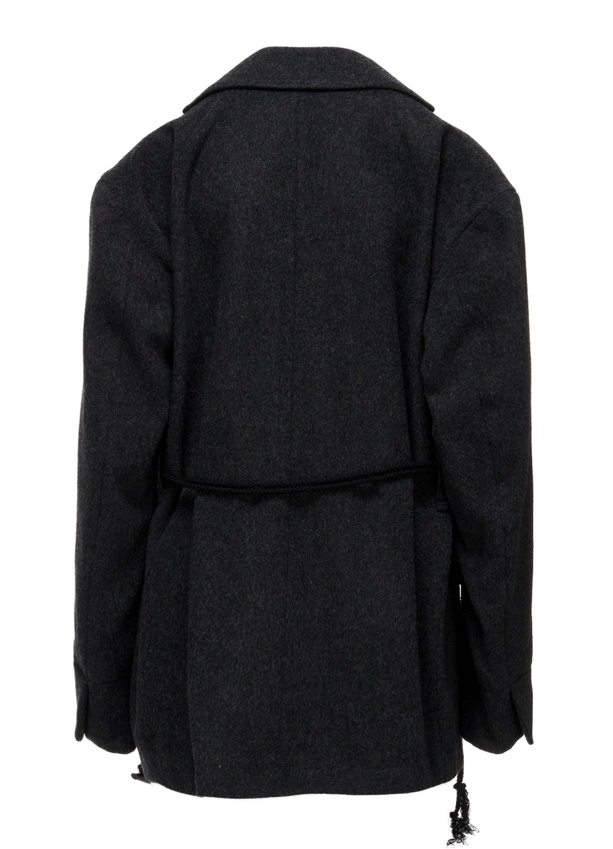 CASHMERE MIXED BEAVER TOGGLE B DETAIL JACKET
