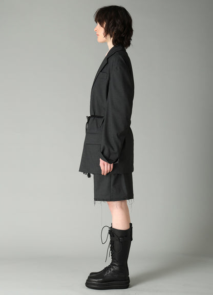 E/Ry TWILL TOGGLE B DETAIL JACKET