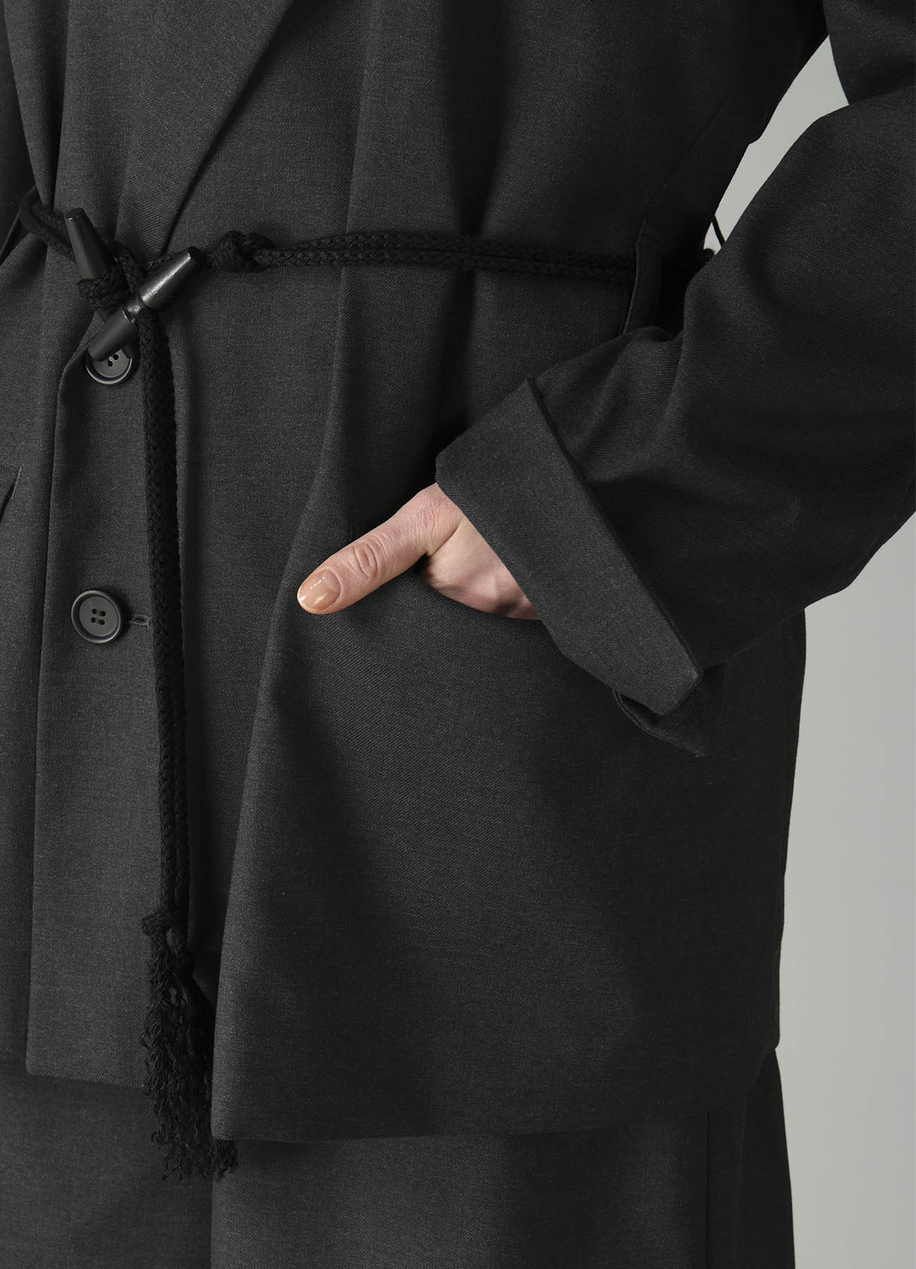 E/Ry TWILL TOGGLE B DETAIL JACKET – THE SHOP YOHJI YAMAMOTO