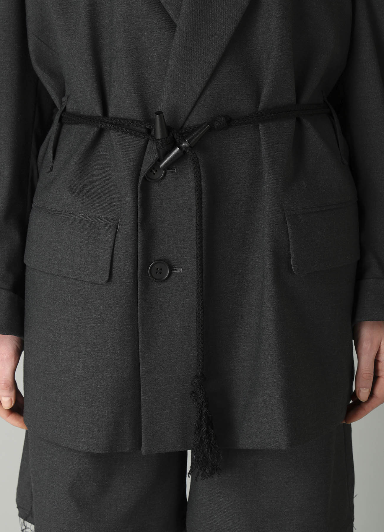 E/Ry TWILL TOGGLE B DETAIL JACKET