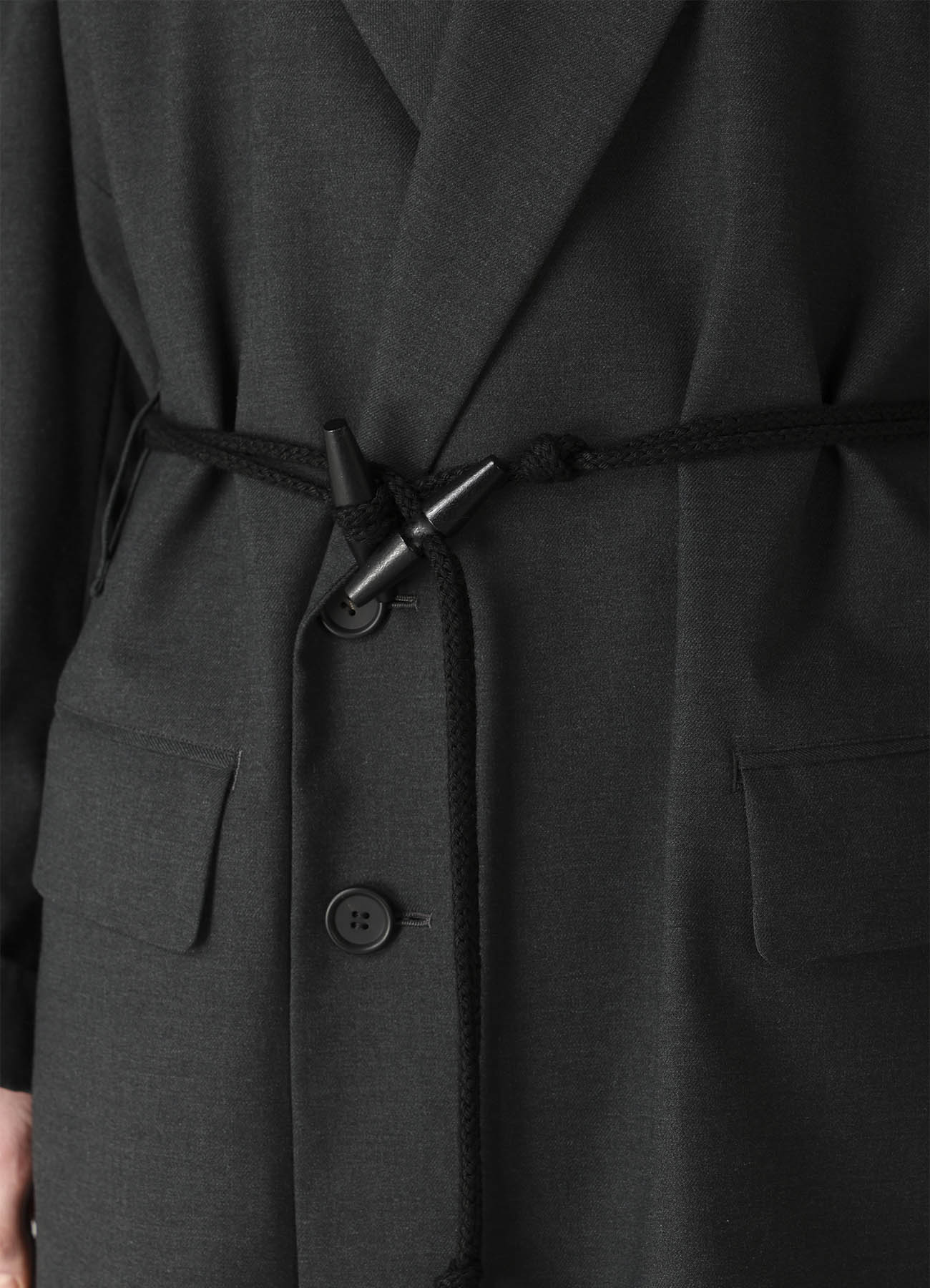 E/Ry TWILL TOGGLE B DETAIL JACKET