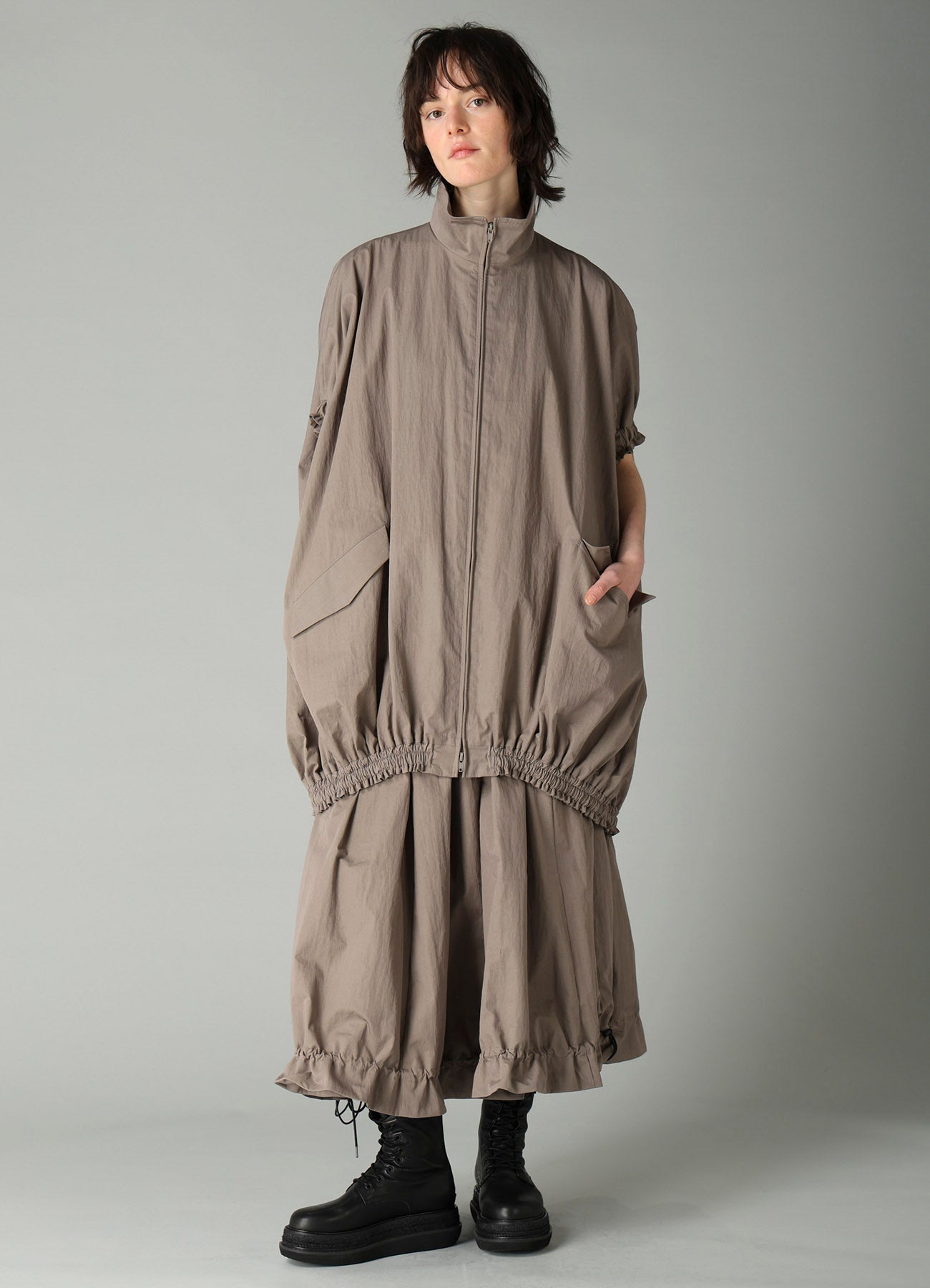 C/Ny WEATHER SHORT SLV BALLOON JACKET – THE SHOP YOHJI YAMAMOTO