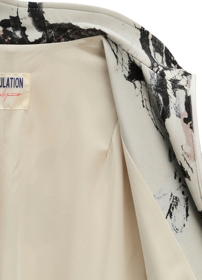 LACE FLOWER PT SHORT SLV BALLOON JACKET