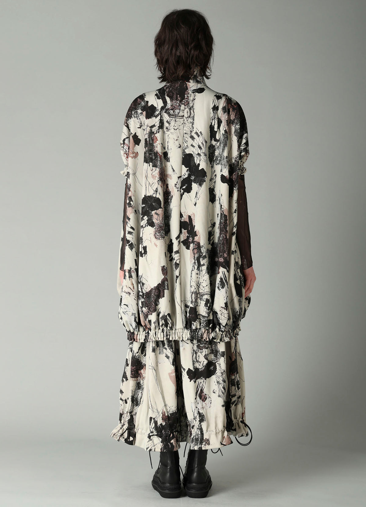 LACE FLOWER PT SHORT SLV BALLOON JACKET