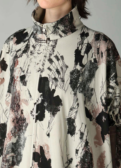 LACE FLOWER PT SHORT SLV BALLOON JACKET
