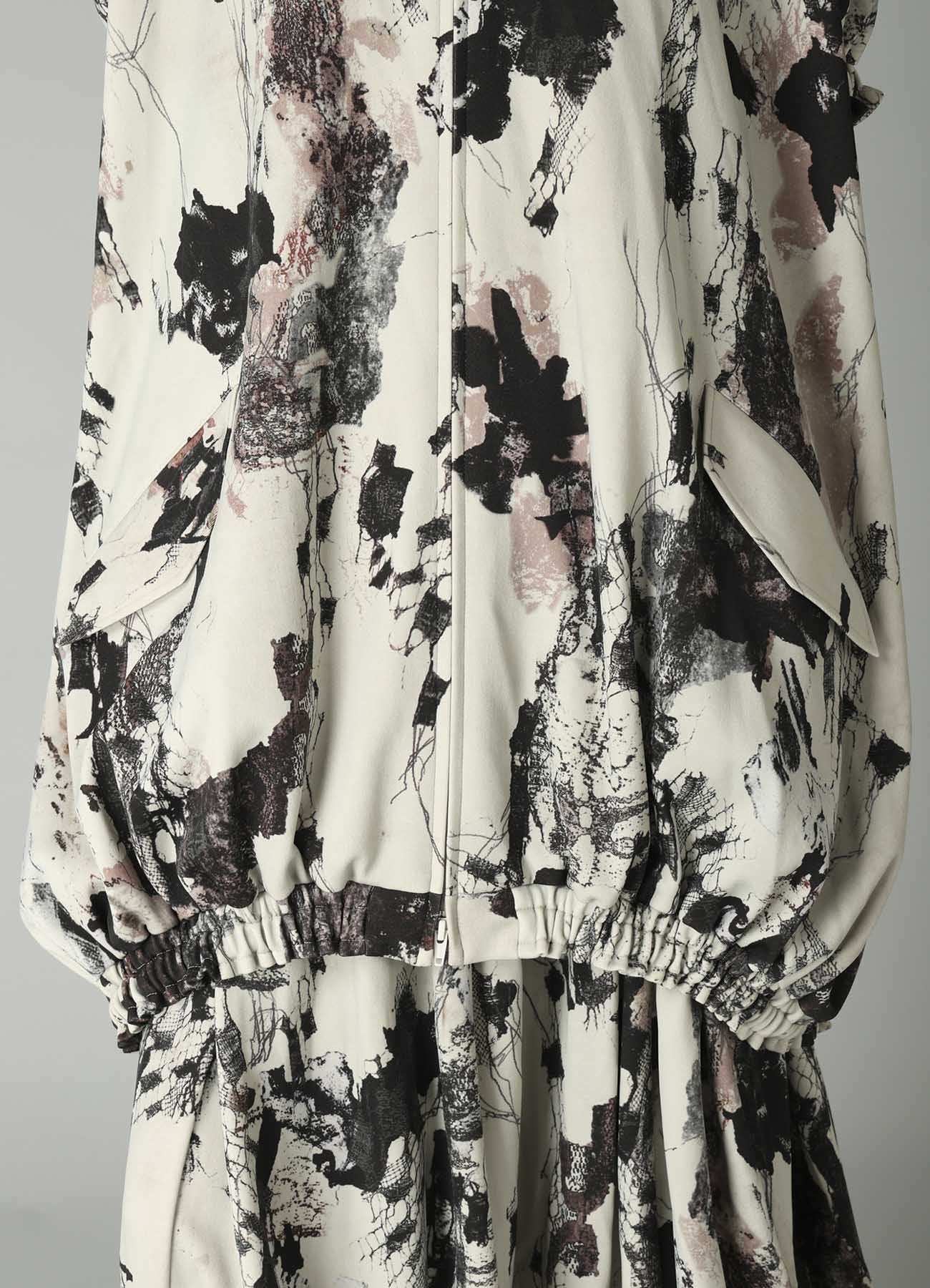 LACE FLOWER PT SHORT SLV BALLOON JACKET – THE SHOP YOHJI YAMAMOTO