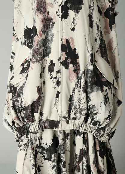 LACE FLOWER PT SHORT SLV BALLOON JACKET