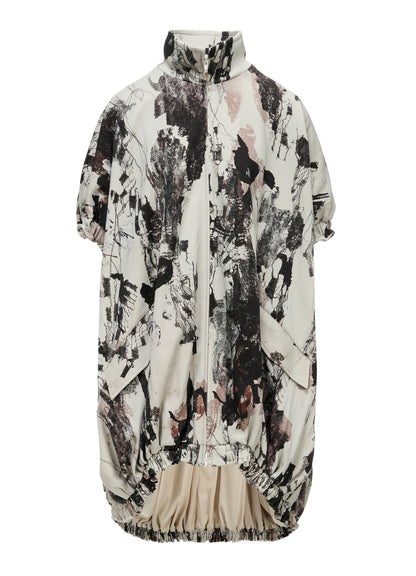 LACE FLOWER PT SHORT SLV BALLOON JACKET