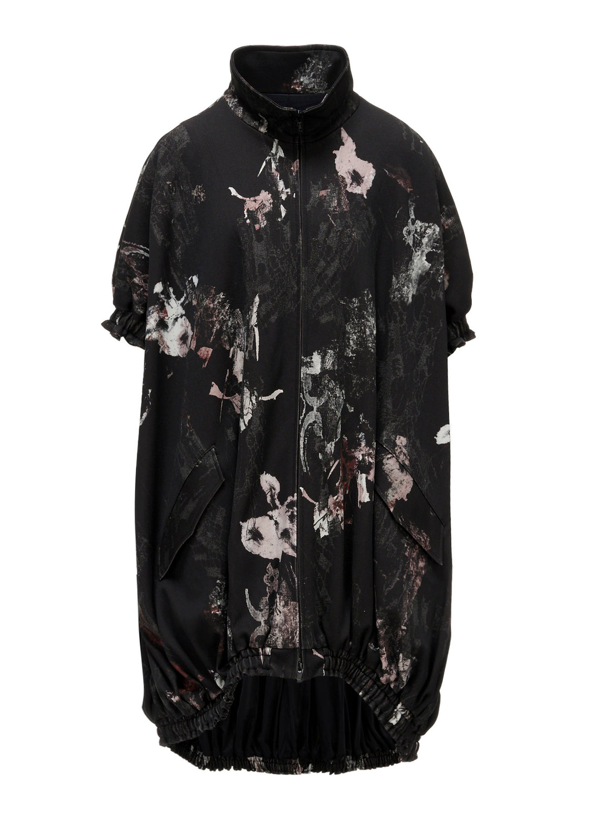 LACE FLOWER PT SHORT SLV BALLOON JACKET