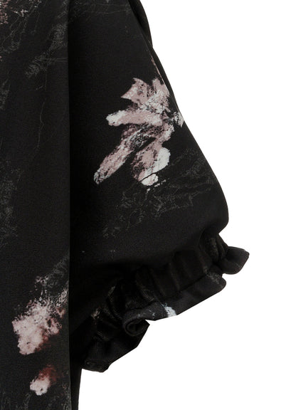 LACE FLOWER PT SHORT SLV BALLOON JACKET
