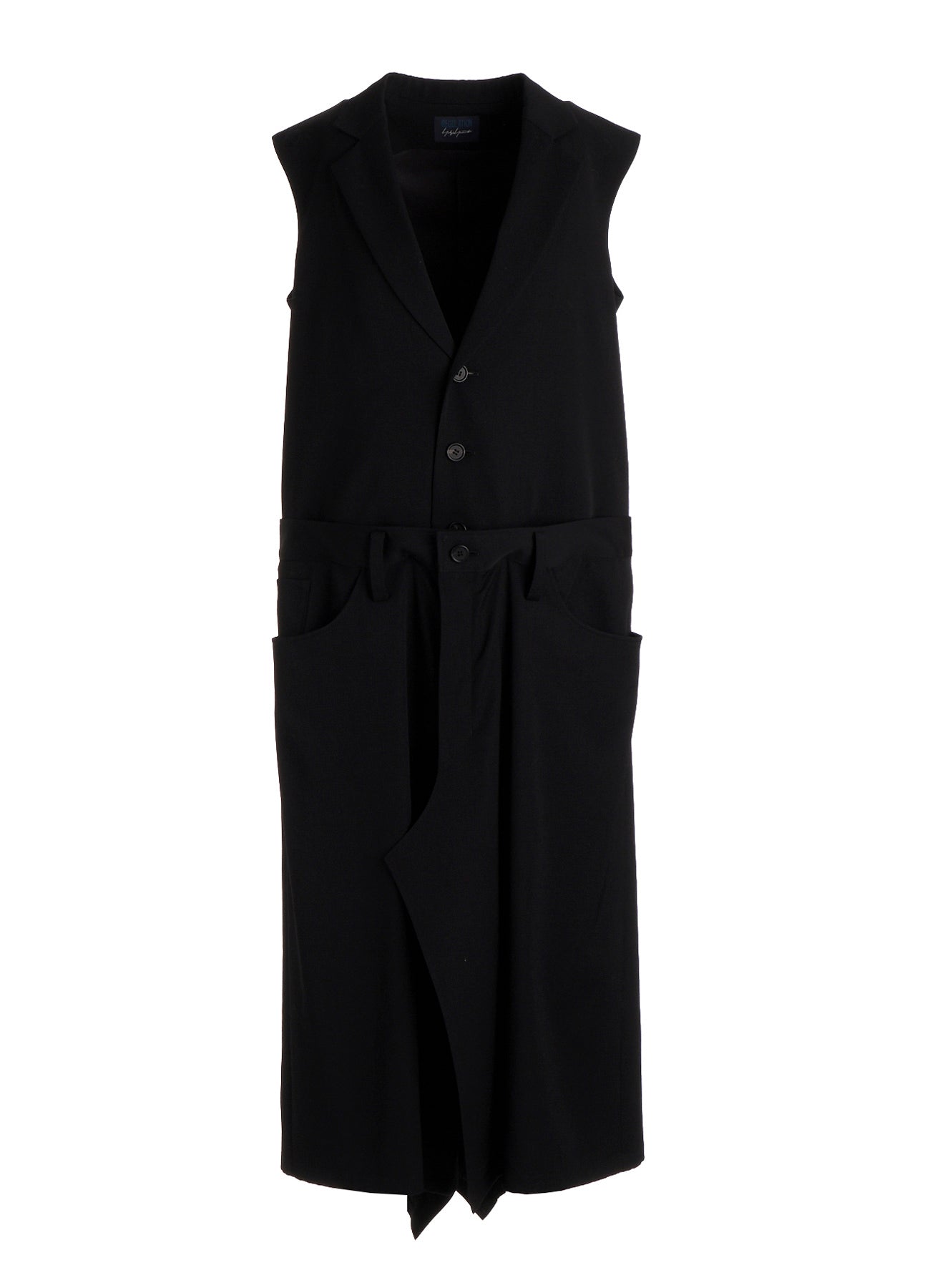 GABARDINE SKIRT COMBI LONG VEST