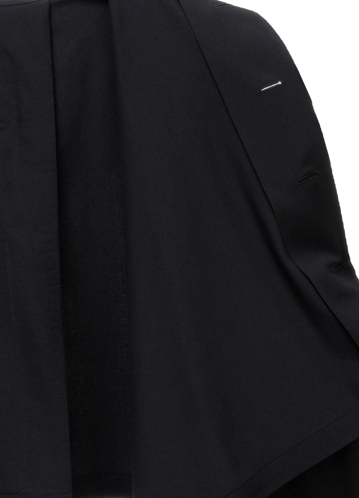 WOOL HOOD MANT COAT