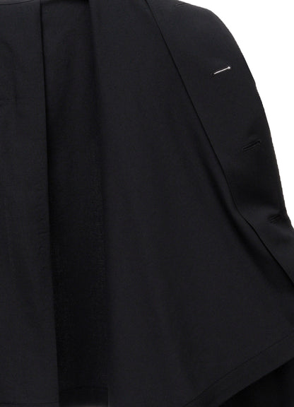 WOOL HOOD MANT COAT