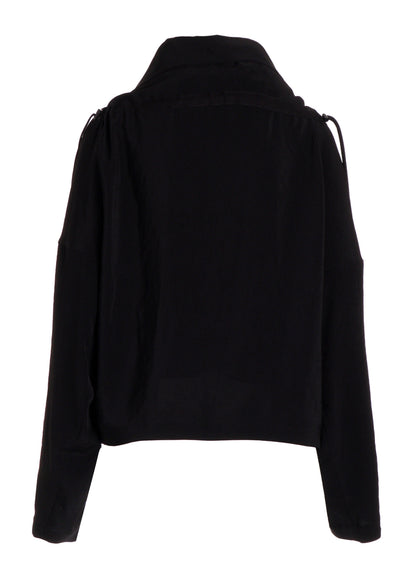 Ta/Pe CREPE DE CHINE SQUARE JACKET