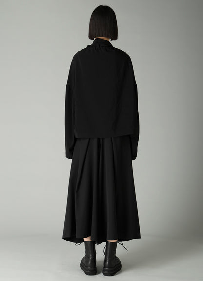 Ta/Pe CREPE DE CHINE SQUARE JACKET