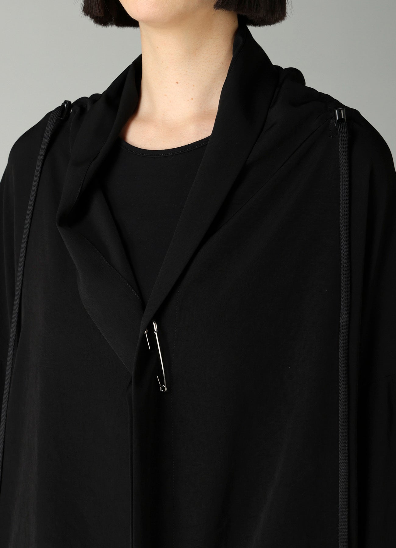 Ta/Pe CREPE DE CHINE SQUARE JACKET – THE SHOP YOHJI YAMAMOTO