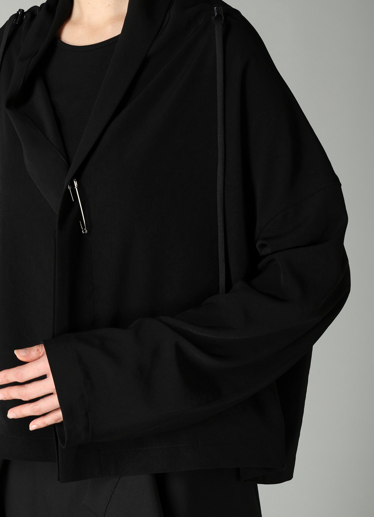 Ta/Pe CREPE DE CHINE SQUARE JACKET – THE SHOP YOHJI YAMAMOTO