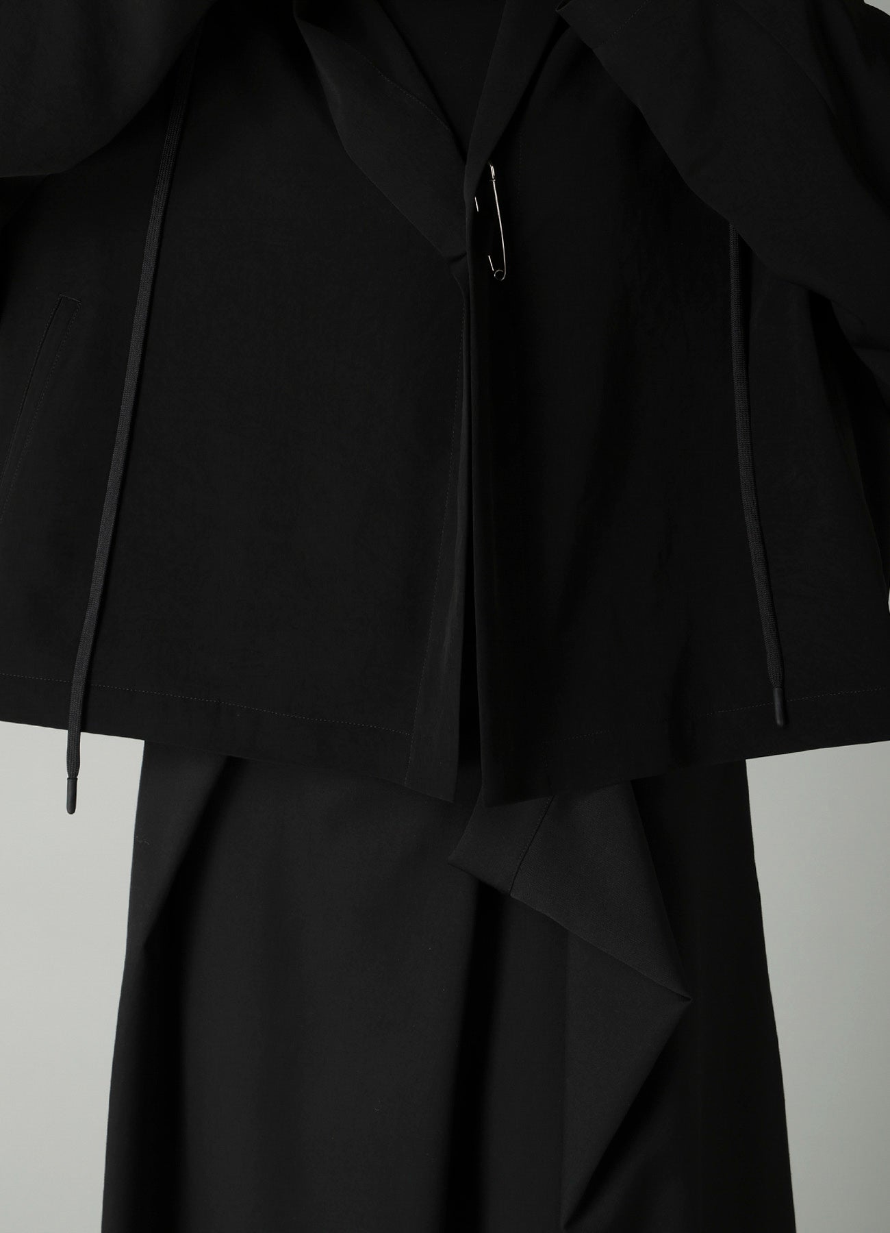 Ta/Pe CREPE DE CHINE SQUARE JACKET