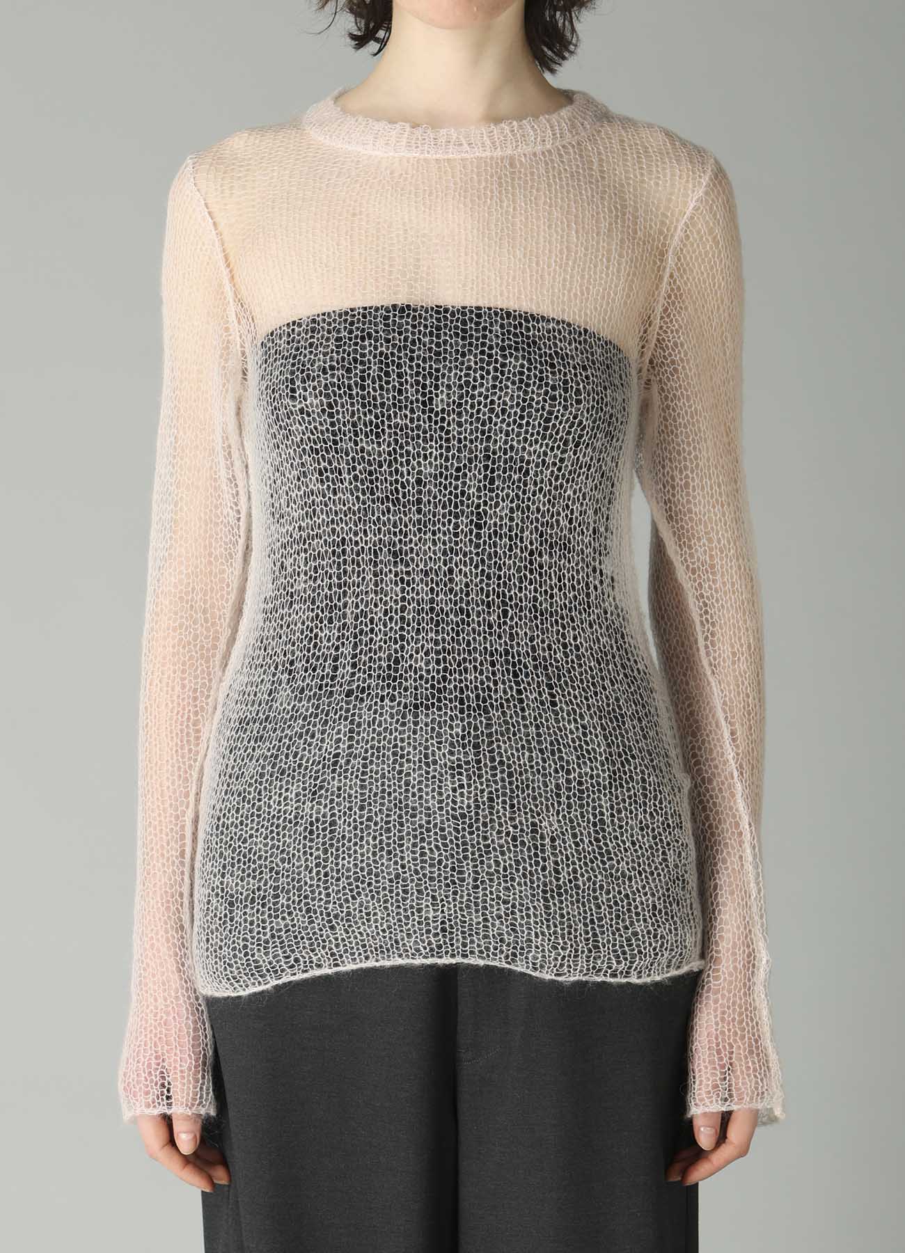 KID MOHAIR MIX CREWNECK LONG SLV SWEATER