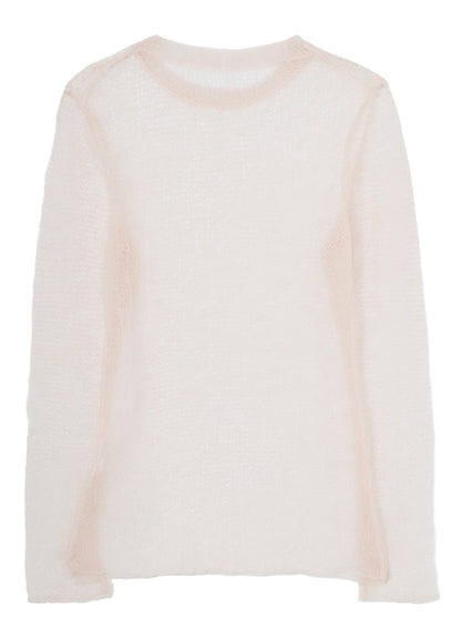 KID MOHAIR MIX CREWNECK LONG SLV SWEATER
