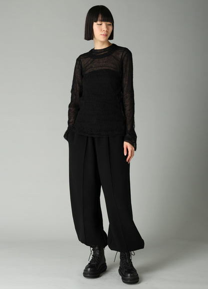 KID MOHAIR MIX CREWNECK LONG SLV SWEATER