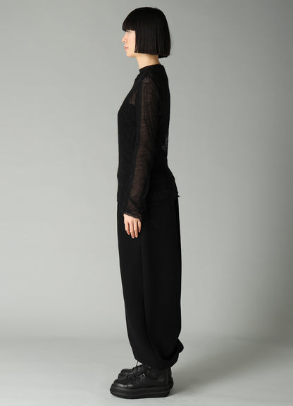 KID MOHAIR MIX CREWNECK LONG SLV SWEATER