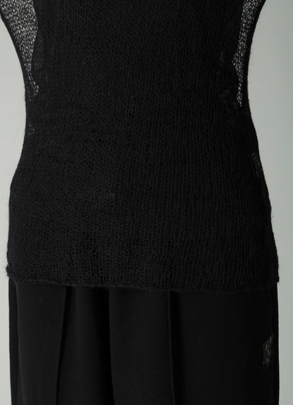 KID MOHAIR MIX CREWNECK LONG SLV SWEATER