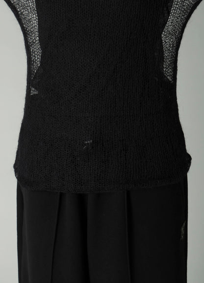 KID MOHAIR MIX HIGHNECK LONG SLV SWEATER