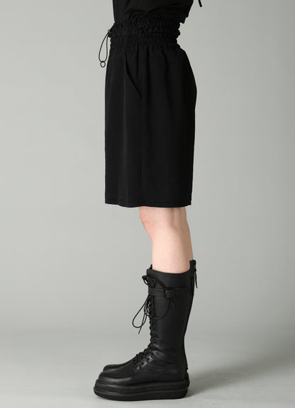 Ta/Pe CREPE DE CHINE DOUBLE WAIST SHORT PANTS