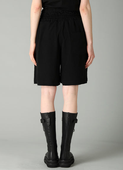 Ta/Pe CREPE DE CHINE DOUBLE WAIST SHORT PANTS