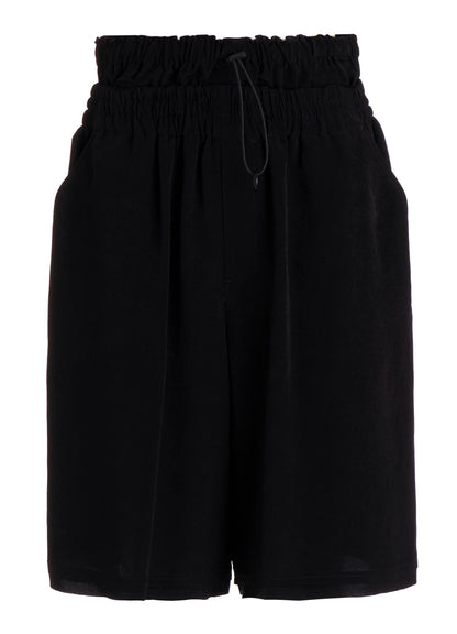 Ta/Pe CREPE DE CHINE DOUBLE WAIST SHORT PANTS