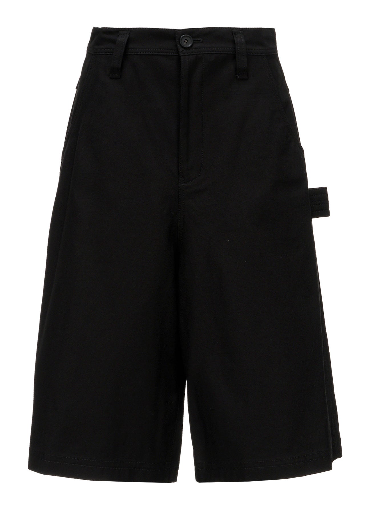 MILITARY BACKSIDE SATIN PAINTER SHORT PANTS