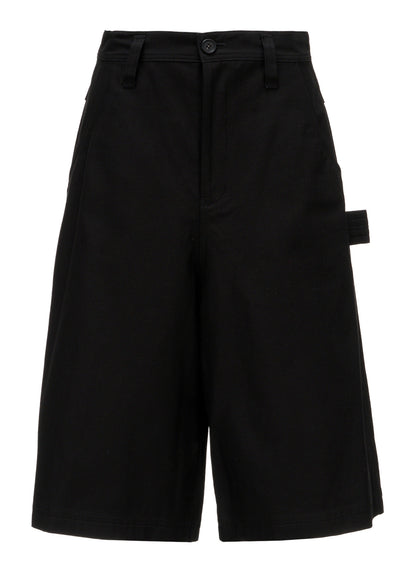 MILITARY BACKSIDE SATIN PAINTER SHORT PANTS