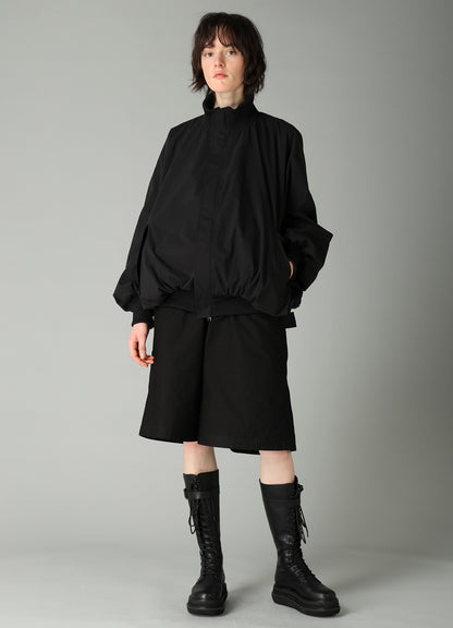 MILITARY BACKSIDE SATIN PAINTER SHORT PANTS