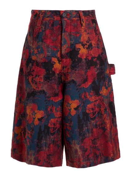 JQ REDXBLUE PAINTER SHORT PANTS
