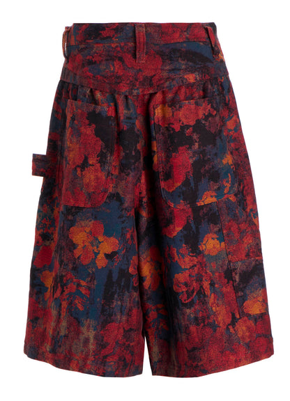 JQ REDXBLUE PAINTER SHORT PANTS