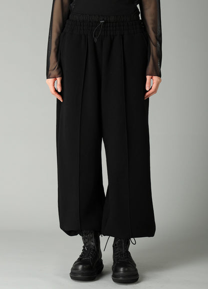 BRUSHED FRENCH TERRY DOUBLE WAIST SWEAT PANTS