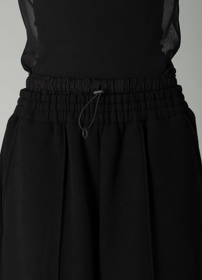 BRUSHED FRENCH TERRY DOUBLE WAIST SWEAT PANTS