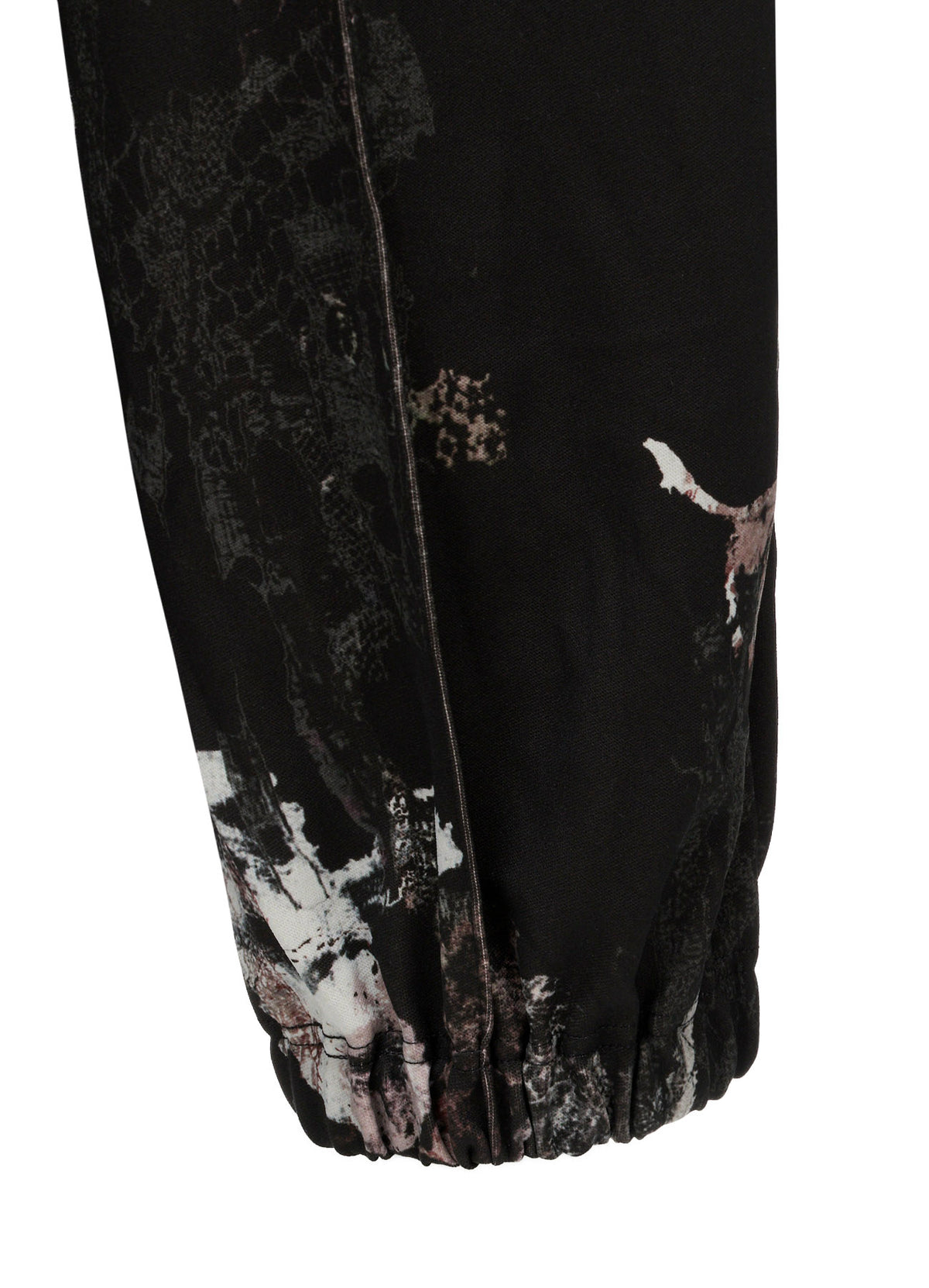 LACE FLOWER PT DOUBLE WAIST SWEAT PANTS