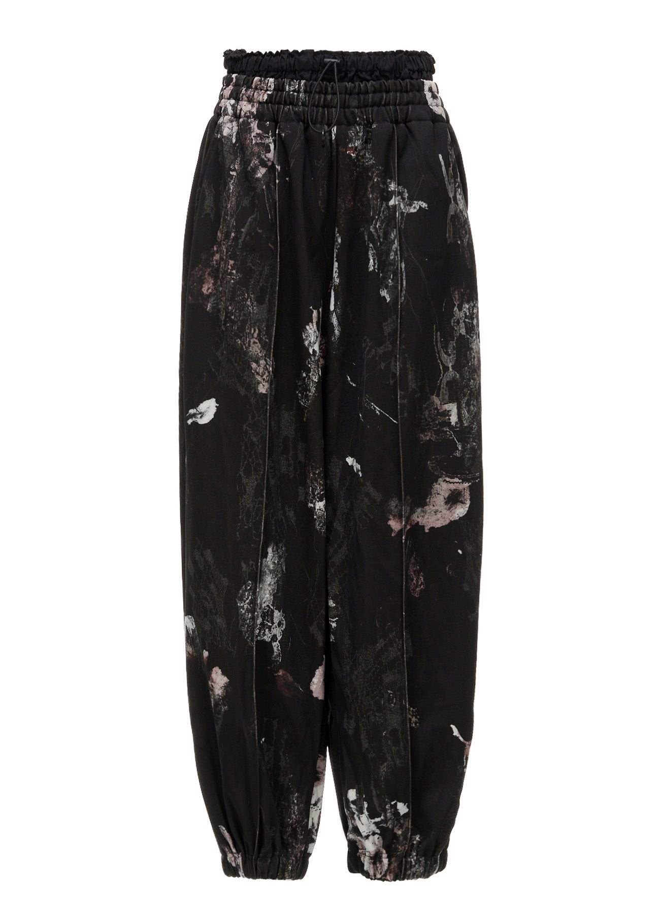 LACE FLOWER PT DOUBLE WAIST SWEAT PANTS