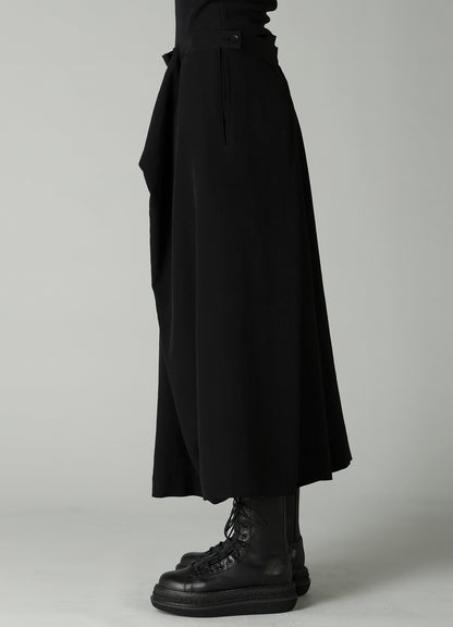 Ta/Pe CREPE DE CHINE RANDOM TUCK DETAIL PANTS
