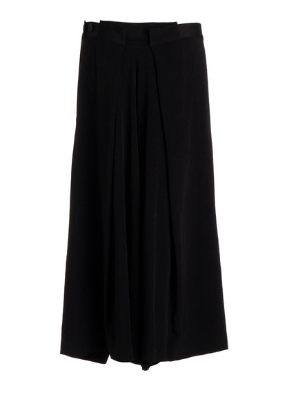 Ta/Pe CREPE DE CHINE RANDOM TUCK DETAIL PANTS