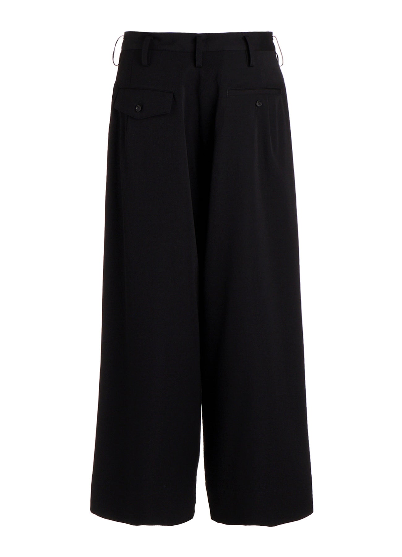 GABARDINE MAXI WIDE PANTS