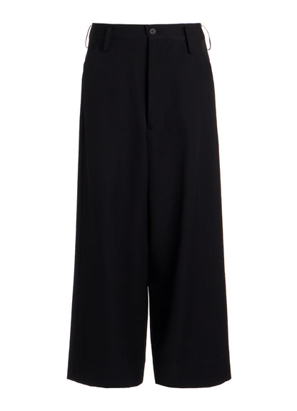 GABARDINE MAXI WIDE PANTS