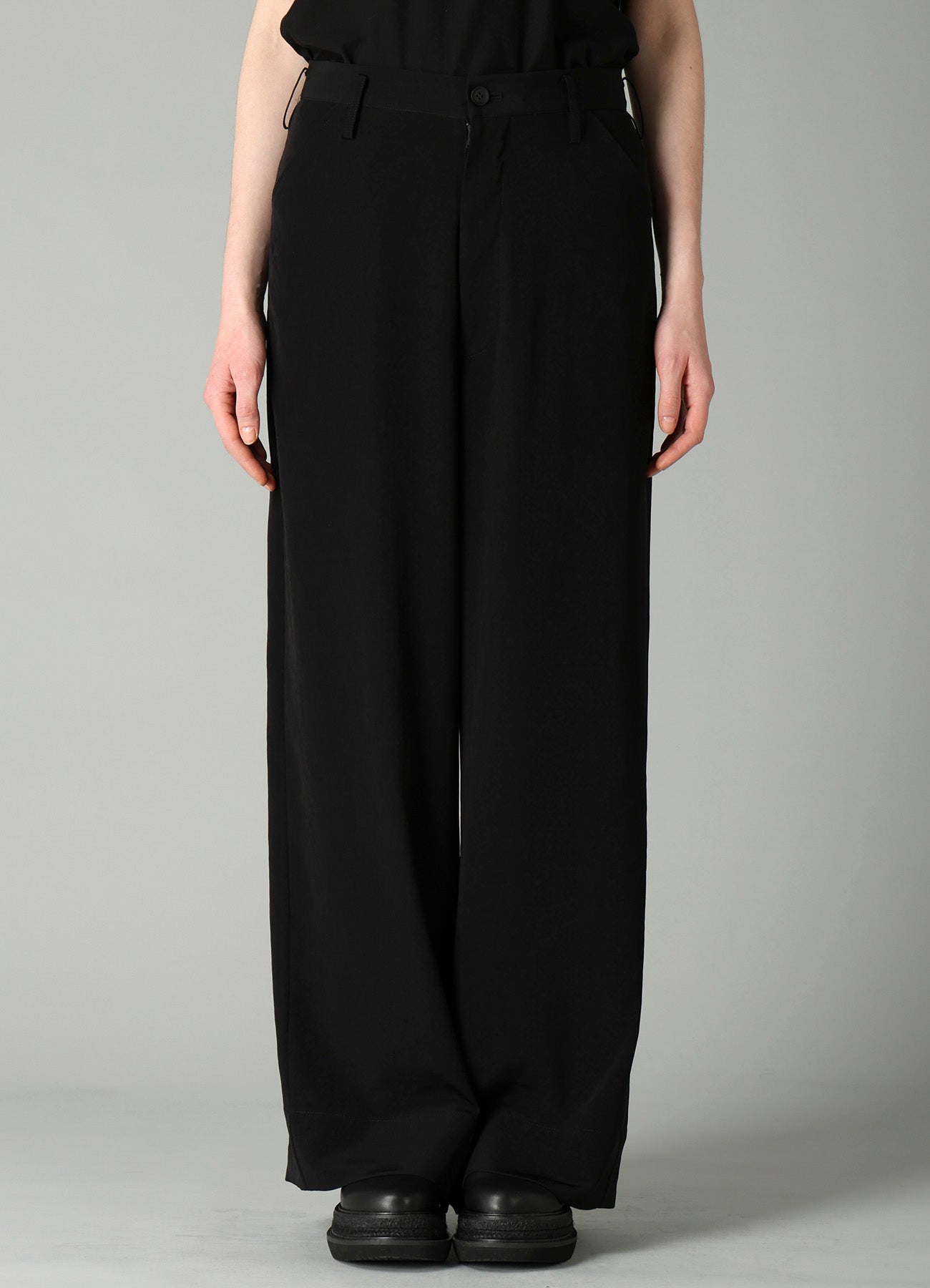 Ta/Pe CREPE DE CHINE MAXI WIDE PANTS