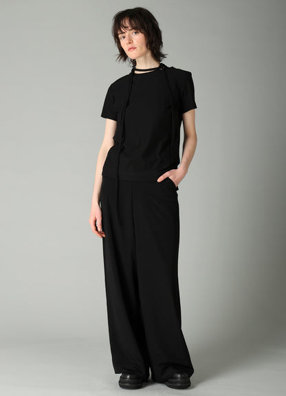Ta/Pe CREPE DE CHINE MAXI WIDE PANTS