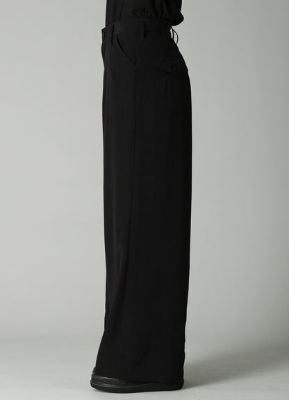 Ta/Pe CREPE DE CHINE MAXI WIDE PANTS