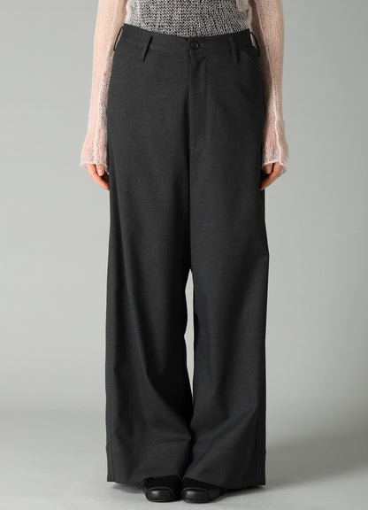 E/Ry TWILL MAXI WIDE PANTS